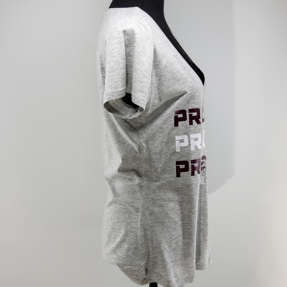 LOV Boutique. PRESS ON Deep V Neck Tshirt - Picture 7 of 8